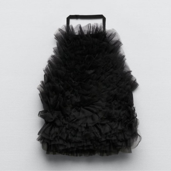 NEW! Zara Tulle Sleeveless Top - Picture 4 of 11